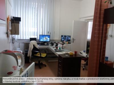 Modernizácia, rekonštrukcie a opravy na Poliklinike Sabinov, foto 16 z 83