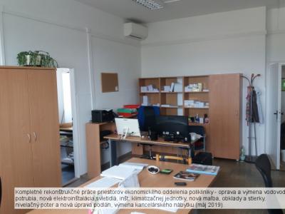 Modernizácia, rekonštrukcie a opravy na Poliklinike Sabinov, foto 31 z 83
