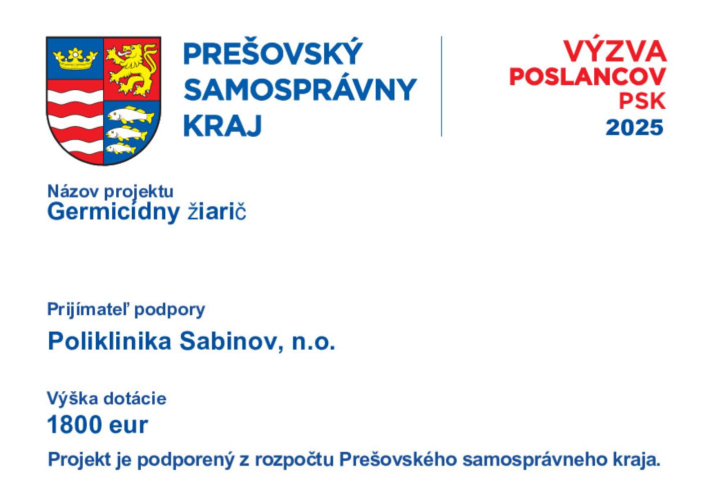 Poliklinika Sabinov