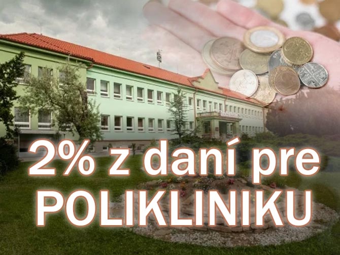 2% z dane pre Polikliniku