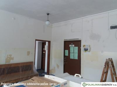 Úprava priestorov detského oddelenia - február 2020, foto 11 z 17